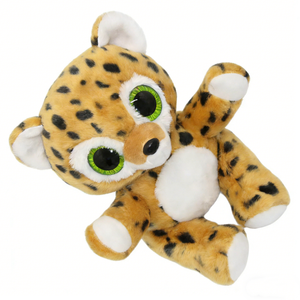 customized <b>Cute</b> Leopard Plush Toy Soft Faux Fur Stuffed Animal Cartoon 3D Shape Kids Gift - Product Image 4