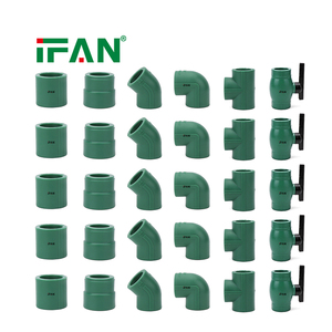 Proveedor Confiable IFAN, Accesorios de Plomería PPR Verde Oscuro de 20-110 mm, Color Personalizado, Precio Competitivo - Product Image 3