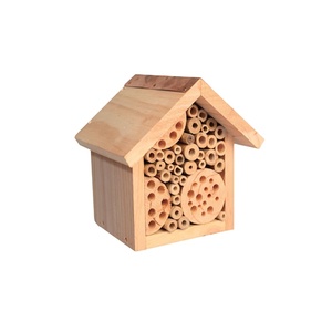 Groothandel Custom Ontwerp Effen Patroon Insect Hotel Vlinder Dennenhout Bijenhuis Van China Fabrikant - Product Image 2