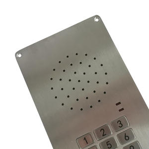 Intercomunicador de acero inoxidable con altavoz para control de <span class=keywords><strong>acceso</strong></span> de fábrica con un solo botón de pulsación para hablar - Product Image 4