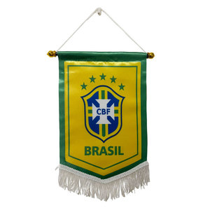 Banderines de Satén Personalizados de 25x35cm para Fútbol, Banderas Promocionales para Intercambio de Aficionados al Deporte, Souvenir al por Mayor - Product Image 5
