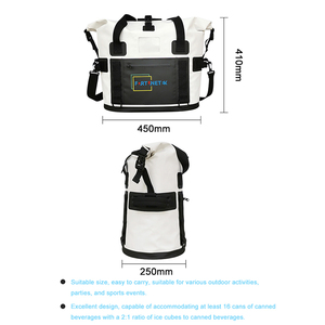 Personalizado grande 80L PU al aire libre Camping bolsas refrigerador impermeable a prueba de fugas aislamiento térmico para coche playa moderno para latas de hielo - Product Image 4