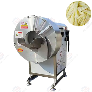 मुख्य मोटर घटक के साथ गोभी गाजर आलू जैसे फलों की सब्जियों के लिए इलेक्ट्रिक स्वचालित सब्जी हेलीकॉप्टर/डिसर मशीन - Product Image 1