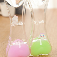 Minuterie de sable d'huile liquide sablier minuterie de liquide sensorielle pour d'autres jouets