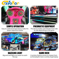 Machine de jeu de pièces de monnaie centre d'amusement Thunder Machine d'arcade de moto jeu vidéo jeux de rue