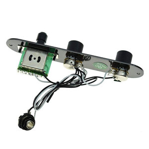 Circuit imprimé de guitare électrique, assemblage de panneau de commande à 3 sections, montage global Tele <span class=keywords><strong>Telecaster</strong></span> avec accessoires de bouton de prise - Product Image 3