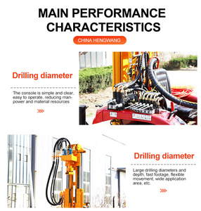 Equipo de Perforación Neumática Montado en Tractor para Pozos de Agua, 200m de Profundidad, Alto Torque, para Roca Dura, Riego Agrícola/Exploración - Product Image 2