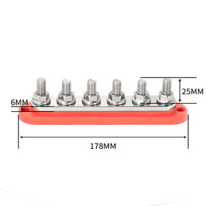 כבד החובה חיובי אוטובוס בר 300A נחושת קרקע אוטובוס בר כוח הפצה 6 דרך חשמל אוטובוס בר מערכת עבור משאית RV - Product Image 2