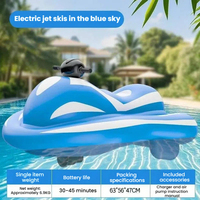 Bateau gonflable électrique, kart aquatique, bateau de pêche, mini bateau pour une personne, bateau à moteur pour la dérive aquatique, le surf, petit bateau rapide