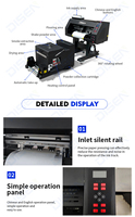 Printer DTF Model baru kualitas tinggi 12 inci A4 A3 + DISEN dengan mesin pengocok bubuk untuk Printer Epson L805 L1800 XP600 I3200 DTF
