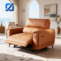 Canapés modernes fonctionnels personnalisables avec massage et chauffage, fauteuils inclinables électriques individuels pour salon, vente en gros directe usine
