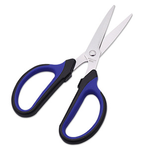 Nice Paper Scissors 6 Inch Stainless Steel Straight Blade Rubber Handle For Office Home Craft Kids Use - Product Image 3