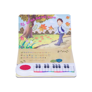 Thấp moq tùy chỉnh in ấn chất lượng cao trẻ em âm thanh hội đồng quản trị cuốn sách <span class=keywords><strong>Piano</strong></span> âm nhạc sách - Product Image 4
