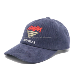 Gorra de Papá Personalizada con Logotipo Bordado en 3D de 6 Paneles, Gorra de Pana sin Estructura para Exteriores, Unisex - Product Image 2