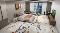 Tapis usine 80% laine 20% Nylon Axminster hôtel de luxe salle de banquet Casino bureau européen mur à mur tapis