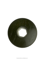 Roue de chanfreinage diamantée Y3 à base hexagonale pour le profilage des bords de pierre, idéale pour le granit, le marbre et le Dekton