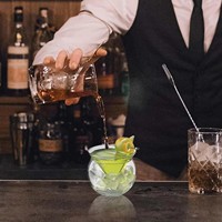 Vente en gros d'usine, lot de 2 verres à espresso martini en borosilicate transparent pour boissons glacées