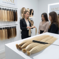 Extensions de cheveux naturels 100% humains, 0,8g 1g, à pointe I, en 53 couleurs pour coiffeurs professionnels