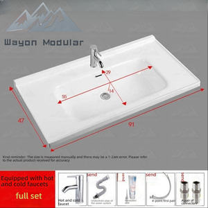 Wayon Luxury Artistic Vessel Sink Collection in Ceramic &amp; Glass for Modular Home Suites - Product Image 4