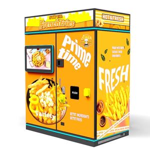 Distributeur automatique de frites, pizzas et poulet chaud avec écran tactile – Machine de vente libre-service pour frites et plats chauds - Product Image 1