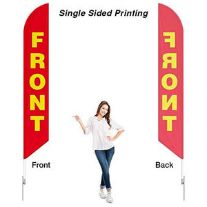 الآن توظيف ريشة/دمعة لافتة مجموعة العلم مع ارتفاع الأرض أعلام الإعلان في الهواء الطلق لتوظيف الآن راية العلم الريش - Product Image 2