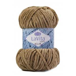 Lavita 100% poliéster terciopelo tejido a mano hilo 100g estilo elegante de alta resistencia para ganchillo 1039 patrón - Product Image 1