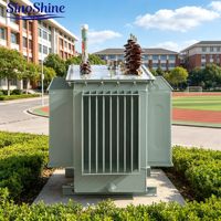 SinoShine Güç Trafosu Elektrik Ekipmanları Trafoları Üç Fazlı Yağlı Tip 11kV 33kV 0.415kV