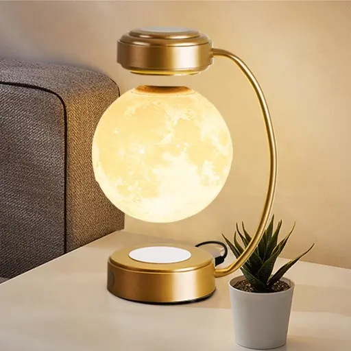 Unique Holiday Gifts Magnetic Levitating Moon Light Lamps Moon Lamp for Home Office Decor Night Light