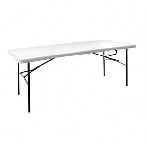 <span class=keywords><strong>Table</strong></span> <span class=keywords><strong>de</strong></span> banquet <span class=keywords><strong>pliante</strong></span> extérieure <span class=keywords><strong>de</strong></span> 6 pieds avec dessus blanc - Product Image 6