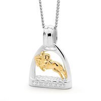 Collier pour homme avec mors de cheval en zircon bicolore, bijoux pour les amoureux des chevaux, pour les mariages et les fêtes, 2026