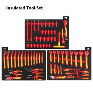 Juego de Herramientas Aisladas Certificadas VDE IEC 60900 de 1000V, Anti-Descargas Eléctricas, para Electricistas, Mantenimiento Solar y Vehículos Eléctricos - Product Image 2