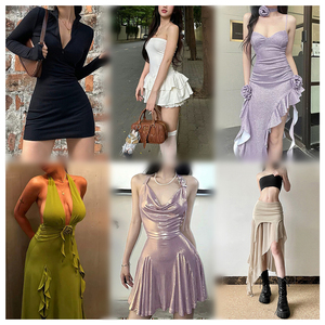 Bales Pakaian Campuran Berkualitas Tinggi Gaya Korea, Pakaian Wanita Bekas, Ropa De Mujer, Barang Dijual Grosir, Gaun Wanita - Product Image 2