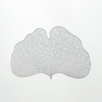 Nouveau design européen moderne, dessous de plat en PVC isolant thermique de forme irrégulière pour mariage et repas