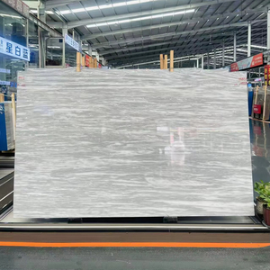 Losas de Mármol Blanco Estrella Pulido Moderno con Vetas de Madera, Azulejos de Piedra Natural para Paredes Decorativas de Salas de Estar en Villas de Lujo - Product Image 1