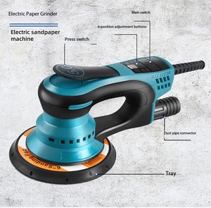 Lijadora Eléctrica Excéntrica, Máquina de Lijado sin Escobillas, Lijadora Circular, para Chapa Automotriz y Trabajos en Madera - Product Image 4