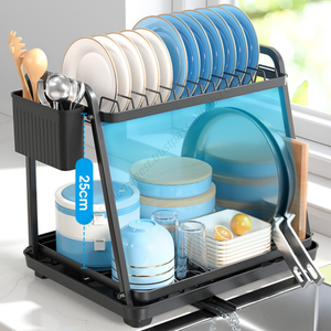Escurridor de Platos Multifuncional Proins al por Mayor con Soporte para Tabla de Cortar y Organizador de Almacenamiento para Cocina - Product Image 1