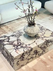 Benutzer definierte Großhandel Luxus Design langlebige polierte moderne quadratische Marmor Nesting Couch tisch für Wohnzimmer - Product Image 4