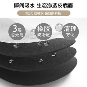 Posavasos con diseño de sandía, redondos, absorbentes y antideslizantes para bebidas - Product Image 4