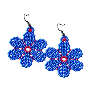 Pendientes de Mujer Lily Posh 2026, Chapados en Oro, con Cuentas y Forma de Hongo, Elegantes con Perlas de Imitación, Estilo Bohemia, Joyería para Fiesta - Product Image 5