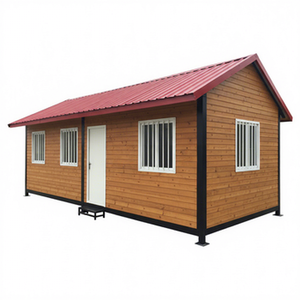 WELLCAMP Maison de <span class=keywords><strong>montagne</strong></span> modulaire moderne, maison préfabriquée <span class=keywords><strong>en</strong></span> bois, cabane préfabriquée, chalet <span class=keywords><strong>en</strong></span> rondins, résidence d'été alpine, chalet de jardin - Product Image 1