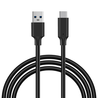 USB3.0 ke Tipe C Universal Data Line 10Gbps Hard Disk & 3A60W pengisian daya ponsel PD pengisian daya cepat untuk penggunaan kamera & Komputer