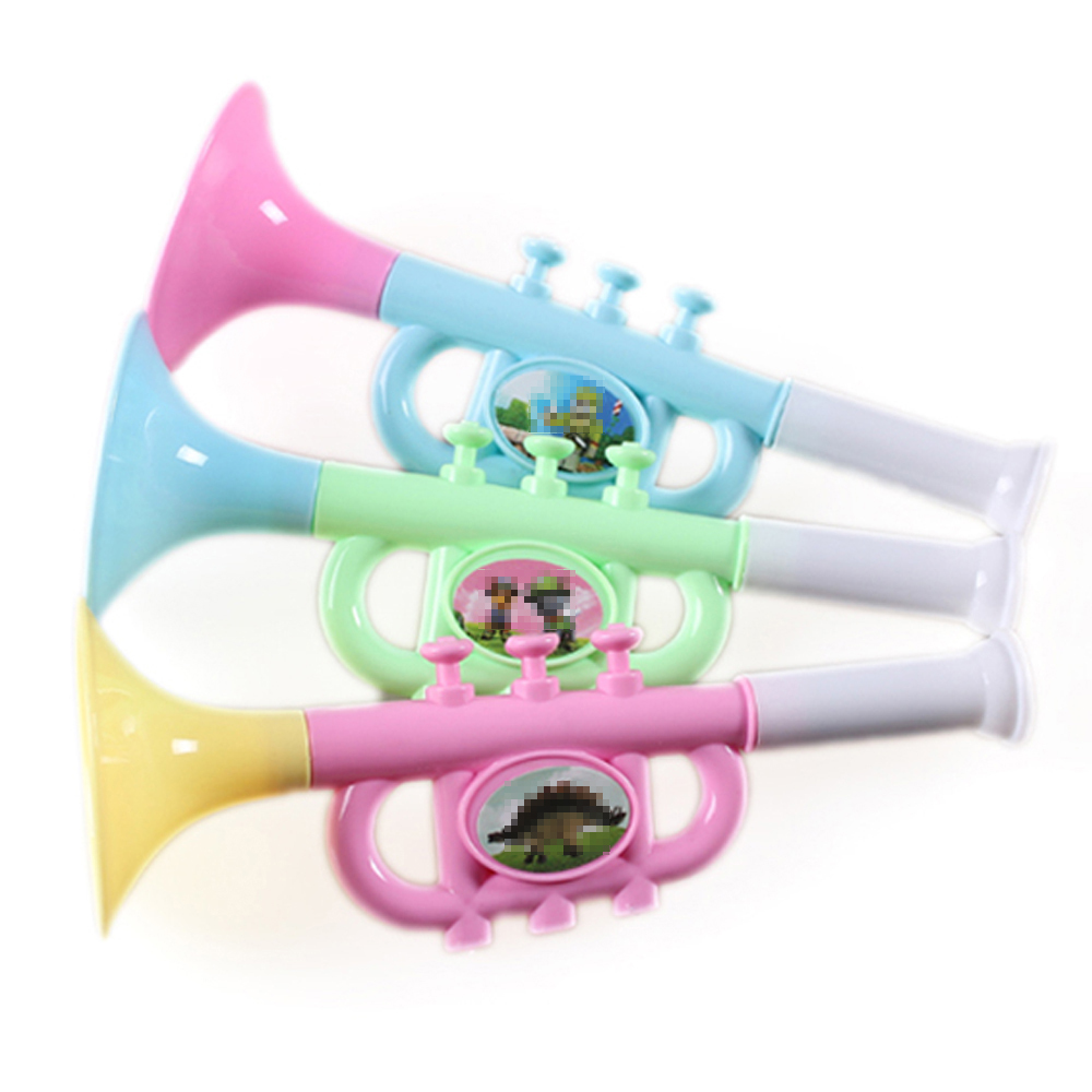 Trompette Jouet En Plastique Pour Enfant – Petite Trompette Légère Et Amusante, Cadeau Musical