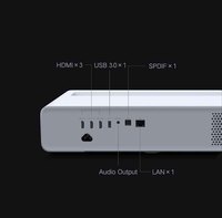 MI El más nuevo Mi Full RGB Triple Laser UST Proyector con Dual 5G WiFi 1920x1080p Full HD Ultra Short Throw Proyector Max 8K