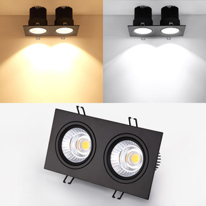ไฟ LED ฝังฝ้าเพดานทรงสี่เหลี่ยม สีดำ อะลูมิเนียม 4100K แสงขาวธรรมชาติ 90lm/W AC 220V IP20 50000 ชั่วโมง CRI90 ปรับความสว่างได้ รับประกัน 3 ปี - Product Image 6
