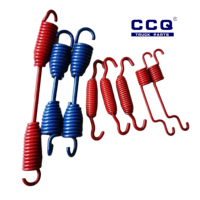 Kit de réparation de plaquettes de frein CQFN American Trailer 4707 pour tambour de frein de remorque - Système de freinage robuste en acier inoxydable - Garantie 12 mois