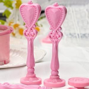 Têtes de tampons en plastique pour sceau de cire, tampons de journal créatifs, ensemble de tampons ronds - Product Image 3