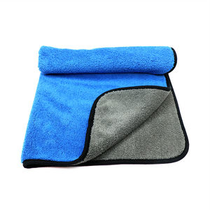 Serviette de voiture en microfibre à séchage rapide double face en polaire corail, absorbante et épaisse pour le lavage de voiture, le nettoyage ménager, la station-service - Product Image 4