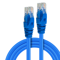 Kabel Patch Ethernet Netwerk LAN Indoor Outdoor UTP Cat 6 23AWG CCA Blote Koper Cat5e 1000ft Internet PVC Merah SIPU SP-T5U005
