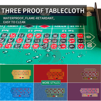 Table de roulette en bois de luxe moderne de haute qualité pour les jeux de casino