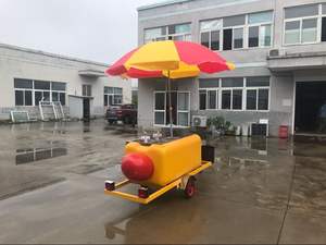 वाणिज्यिक गर्म कुत्ता गाड़ी tricycle छोटे आकार हॉट डॉग आकार डिजाइन खाद्य गाड़ी नाश्ता खाद्य मोबाइल सेवा सुसज्जित ट्राली - Product Image 3